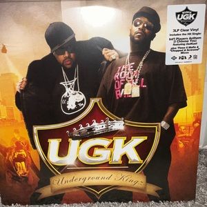 UGK - UNDERGROUND KINGZ (CLEAR 3XLP) VINYL RECORD DJ SCREW